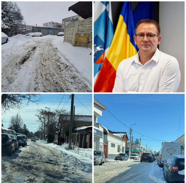 Călărașiul, sub zăpadă și gropi. Primăria, pe salarii de lux