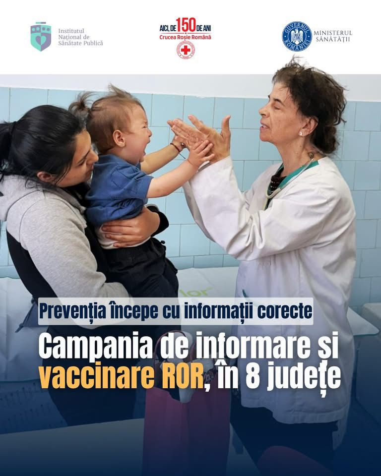 Gest important pentru sănătatea copiilor din Călărași: Crucea Roșie duce campania de vaccinare mai aproape de oameni