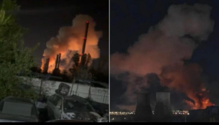 Explozie urmată de incendiu puternic la CET Vest din București. Trei transformatoare electrice au fost afectate