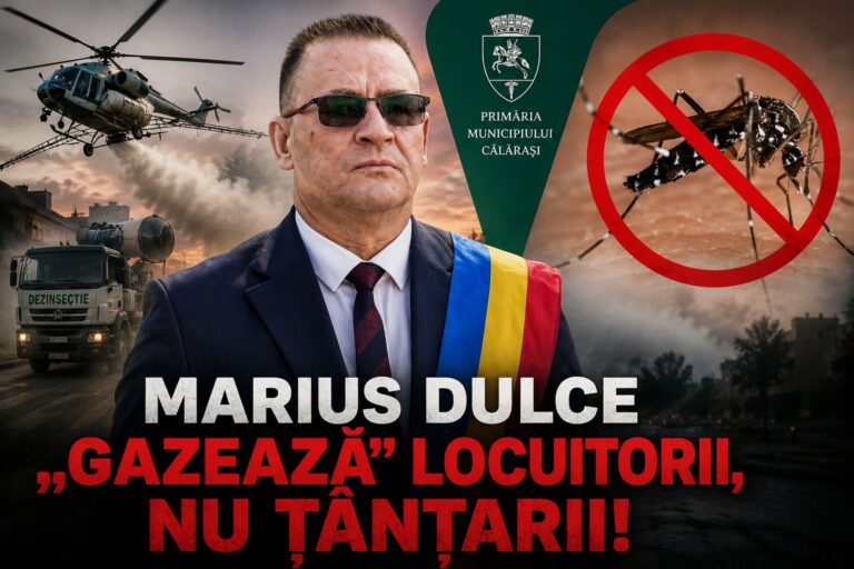 MARIUS DULCE „GAZEAZĂ” CĂLĂRĂȘENII, NU ȚÂNȚARII